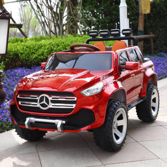 Children's   Benz four - wheel cross - country vehicle can sit with remote control 12V battery car