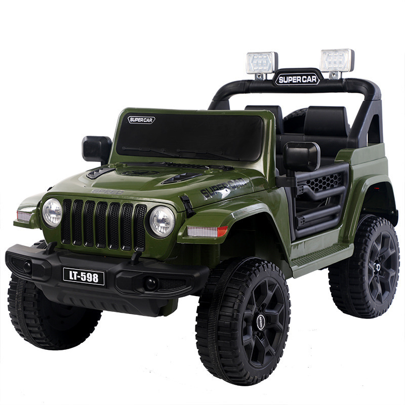 Hot sale four-wheel drive high configuration 12v RC electric car, baby riding toy car