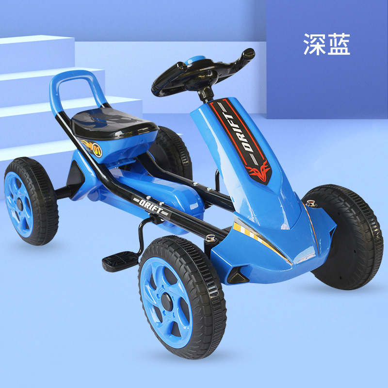 2021 Newest Pedal Go Karts for kids 12v ride on car battery powered electric go kart pedal cars for kids