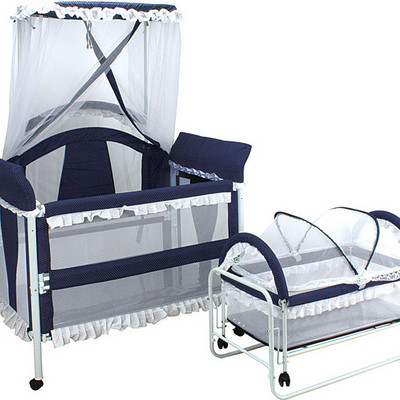 New baby swing bed baby cot bumper baby crib kids cot