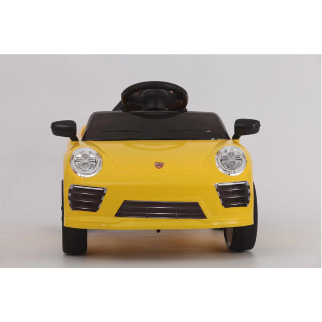 Battery powered four wheels Licensed baby ride on push along sliding toy car with canopy