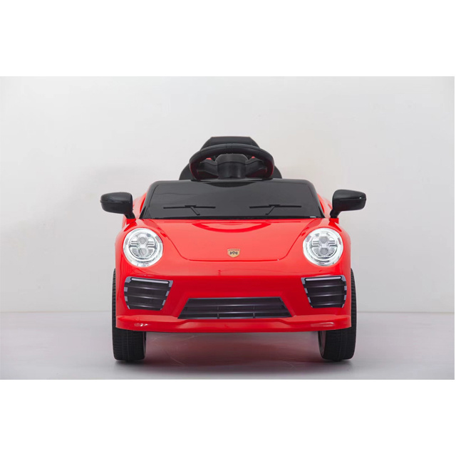 Battery powered four wheels Licensed baby ride on push along sliding toy car with canopy