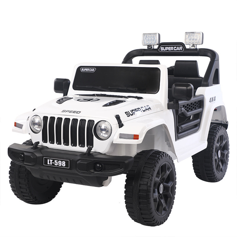 Hot sale four-wheel drive high configuration 12v RC electric car, baby riding toy car