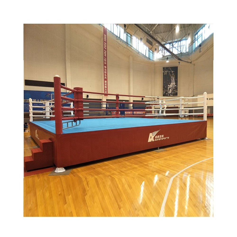 Factory Made Cheap 7.8 m X 7.8 m X 1 m good quality professional boxing ring