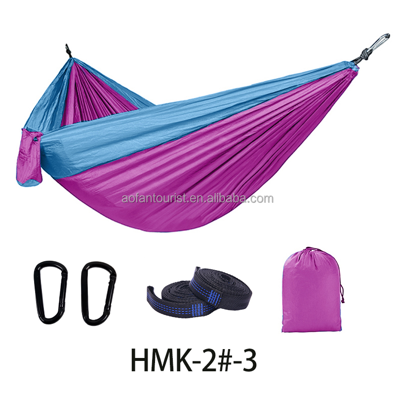 Best Selling Camping Hammock with Ropes - Double & Single Tree Hamock Outdoor Indoor 2 Person Tree Beach Accessories