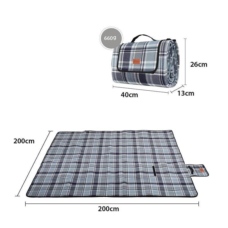 Fashion Custom Outdoor Fold Up Beach Blanket Camping Foam Mat Best Gift for Couple & Families