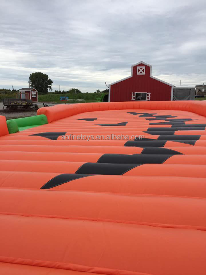 Halloween Giant Inflatable Bounce Pumpkin Jumping Pad Trampoline Inflatable Pumpkin Pad for Halloween