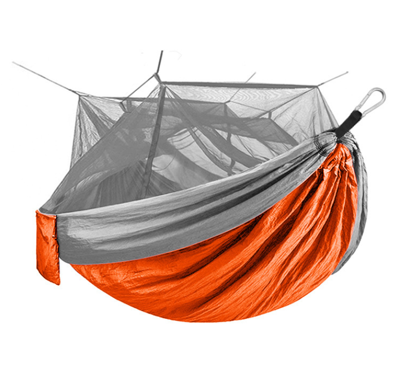 Good Quality Nylon Soft Hiking Hammock loft net hammock outdoors hammock hanging kit