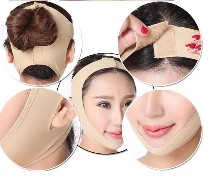 Face V Shaper Facial Slimming Bandage Relaxation Lift Up Belt Shape Lift Reduce Double Chin Face Thinning Band