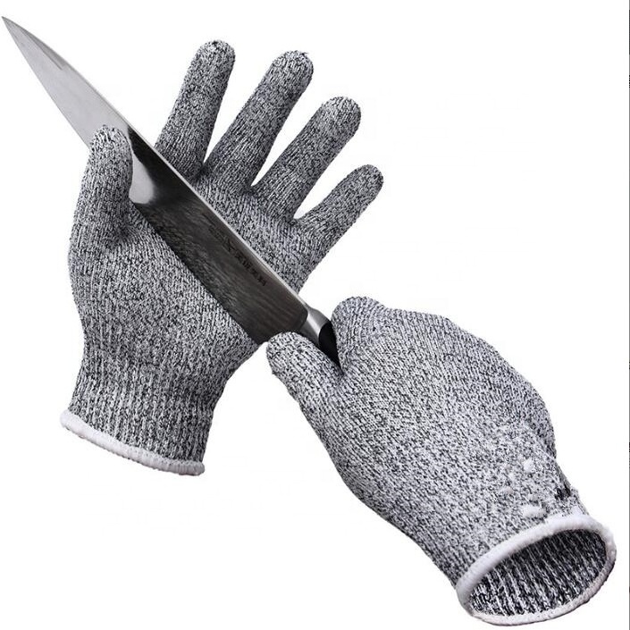 Premium quality cut resistant gloves ambidextrous meat cutting wood carving gloves for restaurant worker