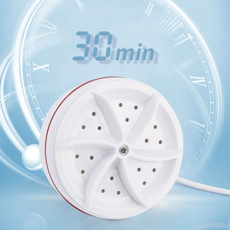 Portable Washing Machine Ultrasonic Turbine Mini Washing Machine With Suction Cups