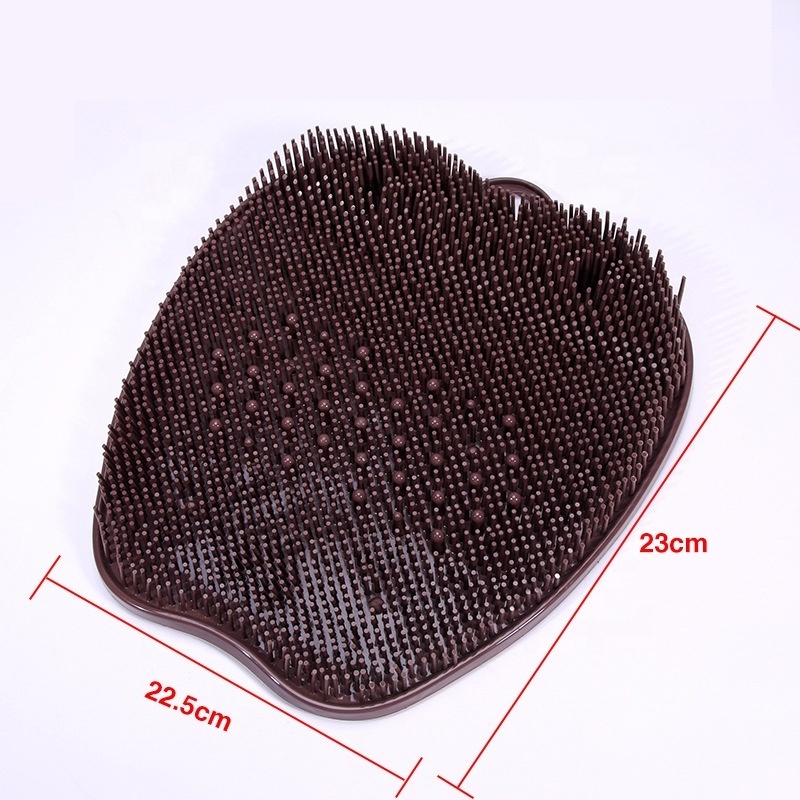 Durable foot scrubber acupressure mat foot cleaner shower massager for shower floor