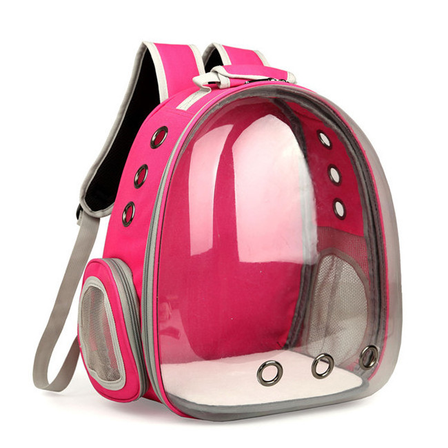 Wholesale Comfort Transparent Capsule Pet Backpack Carrier Bag for Small Animals