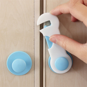 Wholesale ABS Adhesive Kids Child Baby Safety Cabinet Door Drawer Lock Magnetic Lock