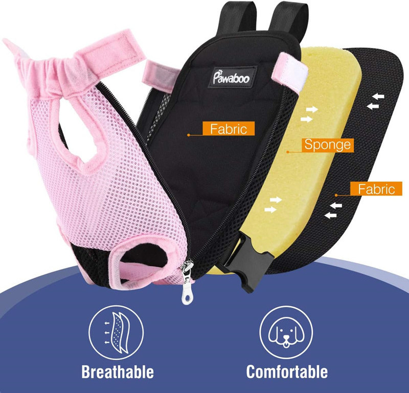 Dog Front Carrier Backpacks for Small Dogs, Legs Out Pet Carrier Sling Backpack with Adjustable Padded Shoulder Straps