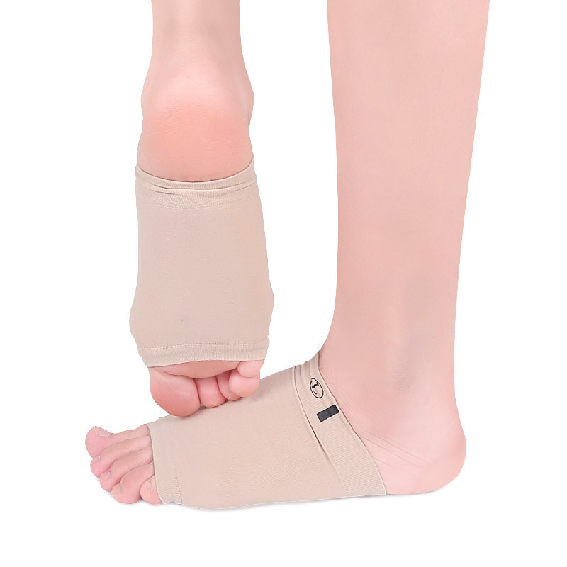 Hot selling elastic plantar arch flat foot cover for men and women massage SEBS orthotic foot pad