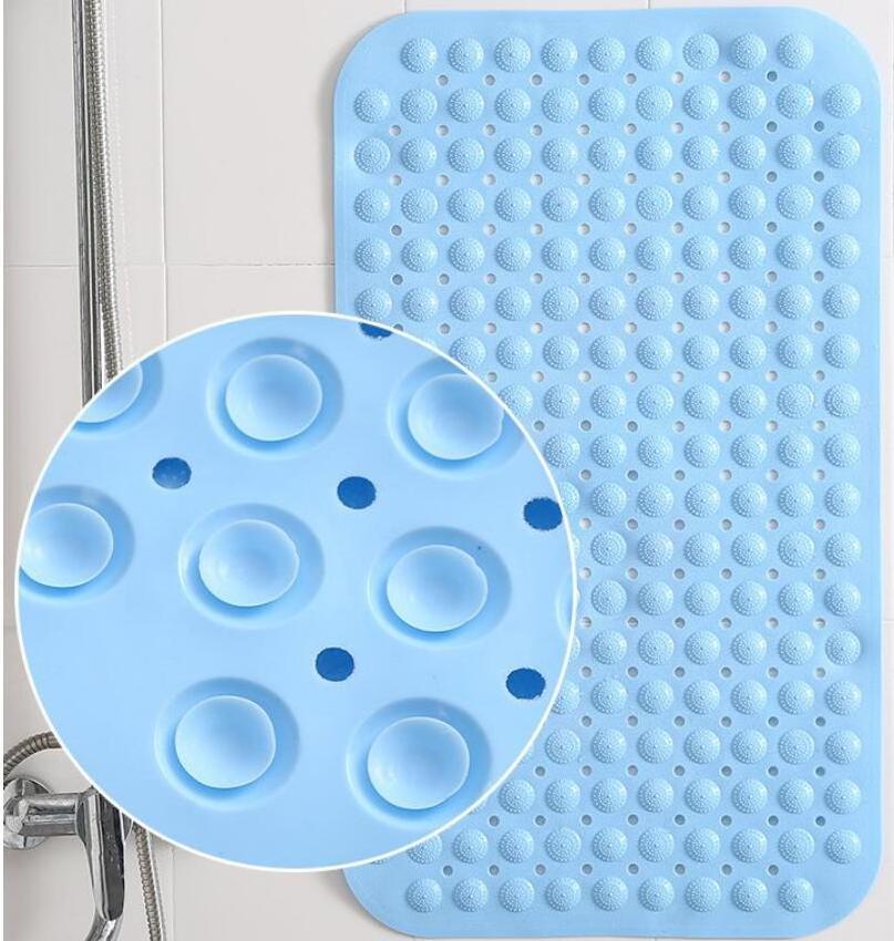 New Product Non Slip Anti Bacterial Massage Silicone Bathtub Bathroom Mat Bath Shower Mat for Tub Bathroom