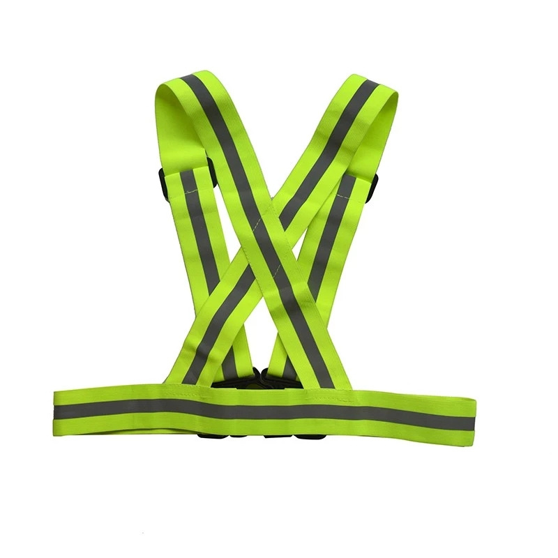 Reflective Vest Elastic and Adjustable Reflective Gear for Running Walking Jogging Cycling Motorcycle