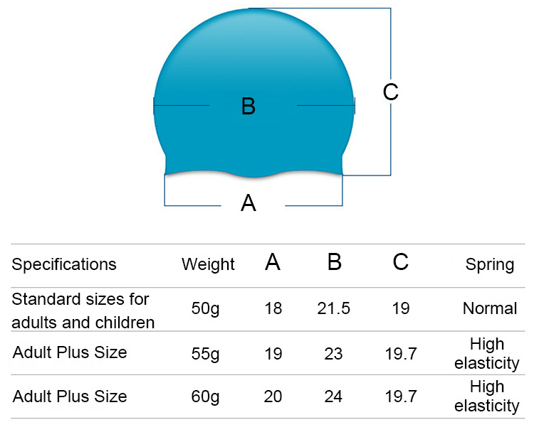 Extra Large Dome Bulk Swim Pool Beach Hat Men Women Big Bathing Silicone Swimming Caps