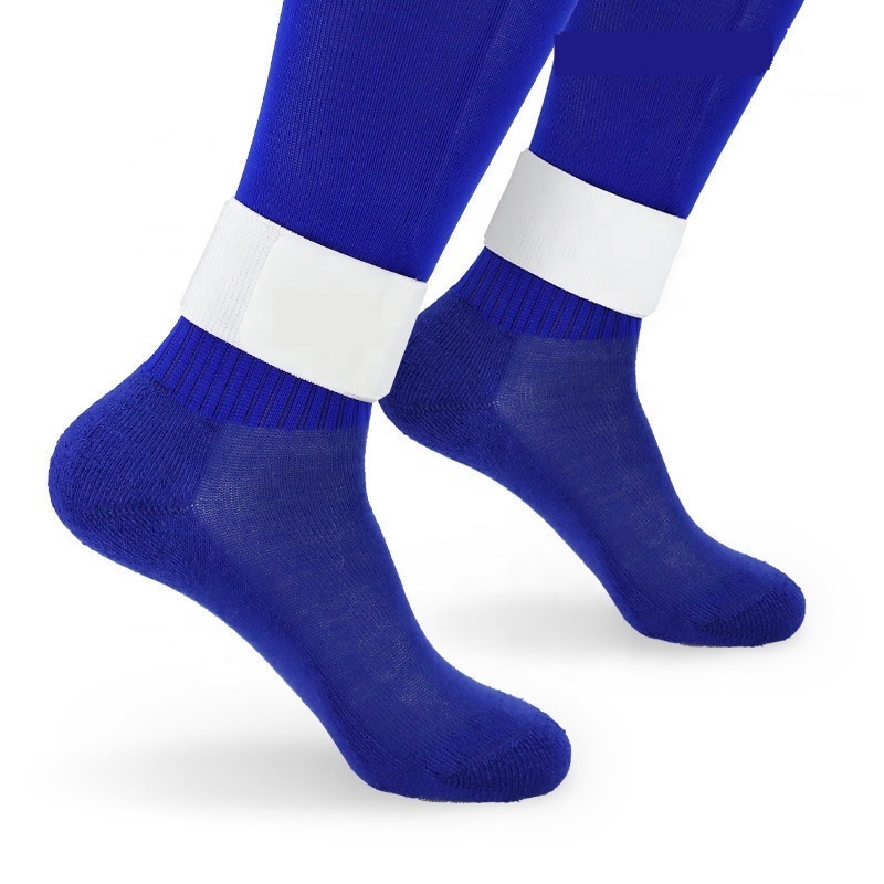 Adjustable sports guard stay football socks shin fixed straps soccer cycling ankle straps