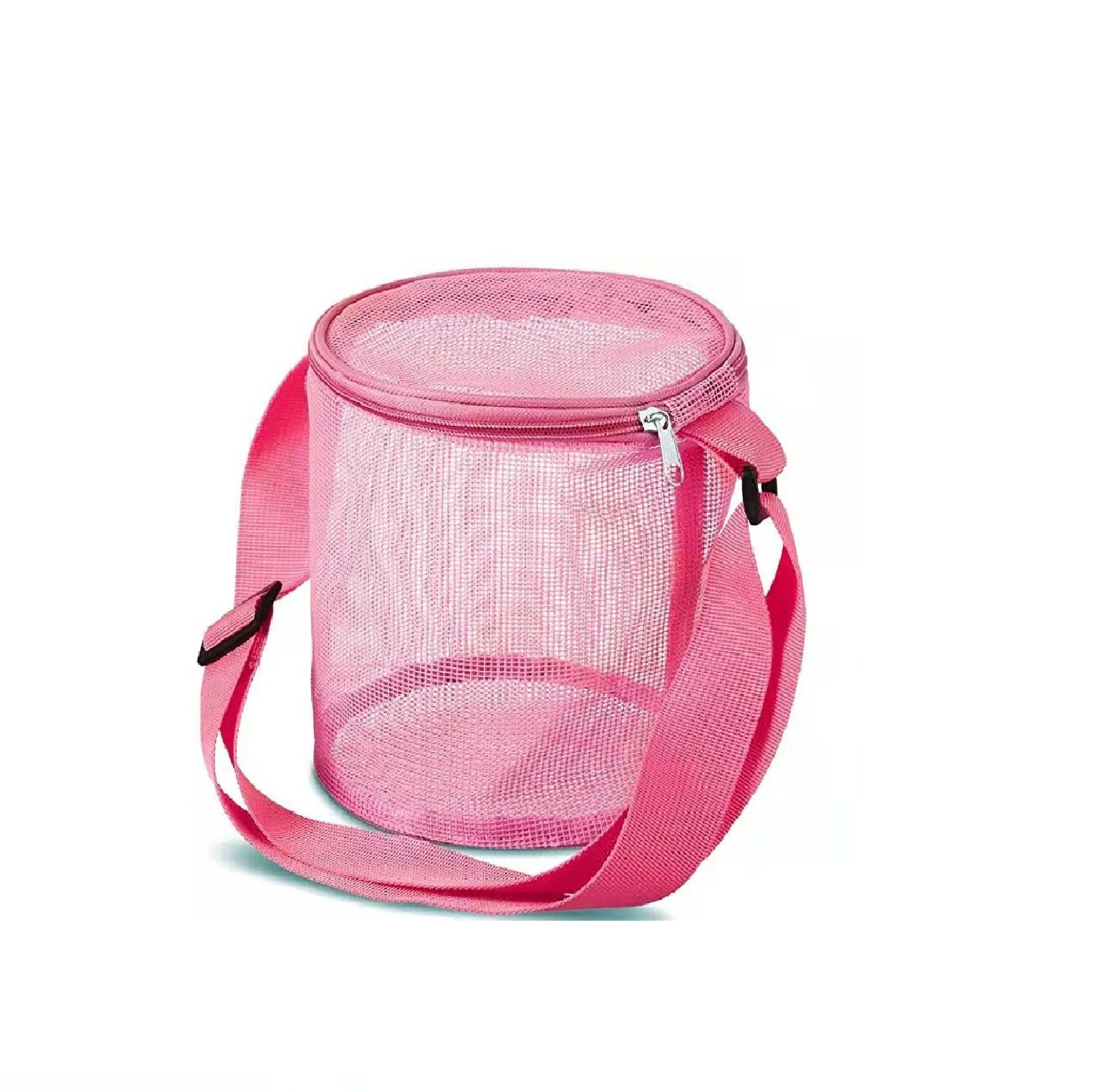 Wholesale Mesh Design Kids Girls Beach Shell Organizer Bag Basket Bucket Toy Storage Tote Bag