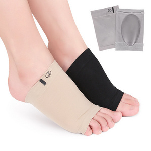 Hot selling elastic plantar arch flat foot cover for men and women massage SEBS orthotic foot pad