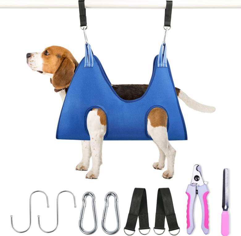 Hot Sale dog grooming hammock pet grooming hammock harness for dogs cats pet grooming hammock restraint bags