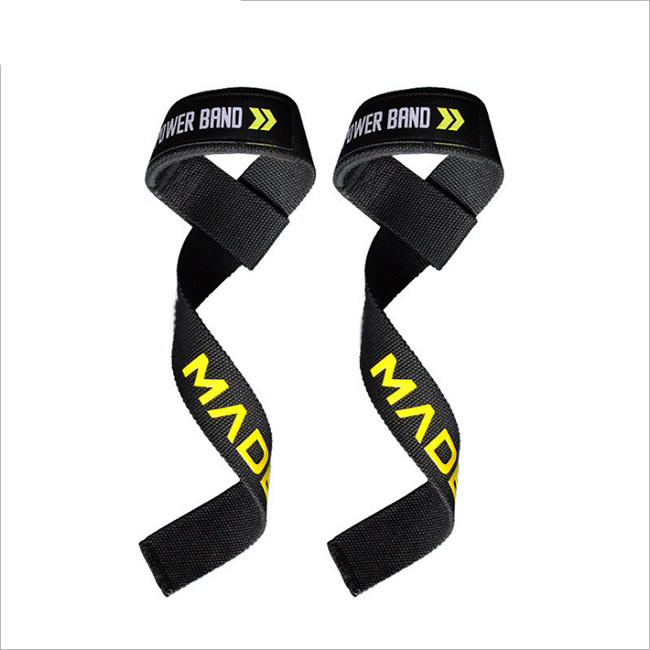 Customized Gym Lifting Straps Fitness Wrist Wraps Padded Weight lifting Wrist Strap