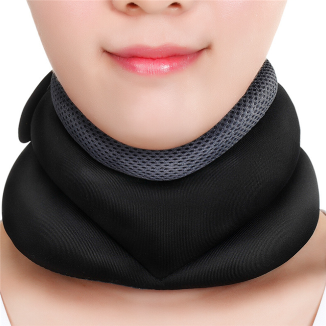 Neck support brace soft sponge cervical neck collar traction device