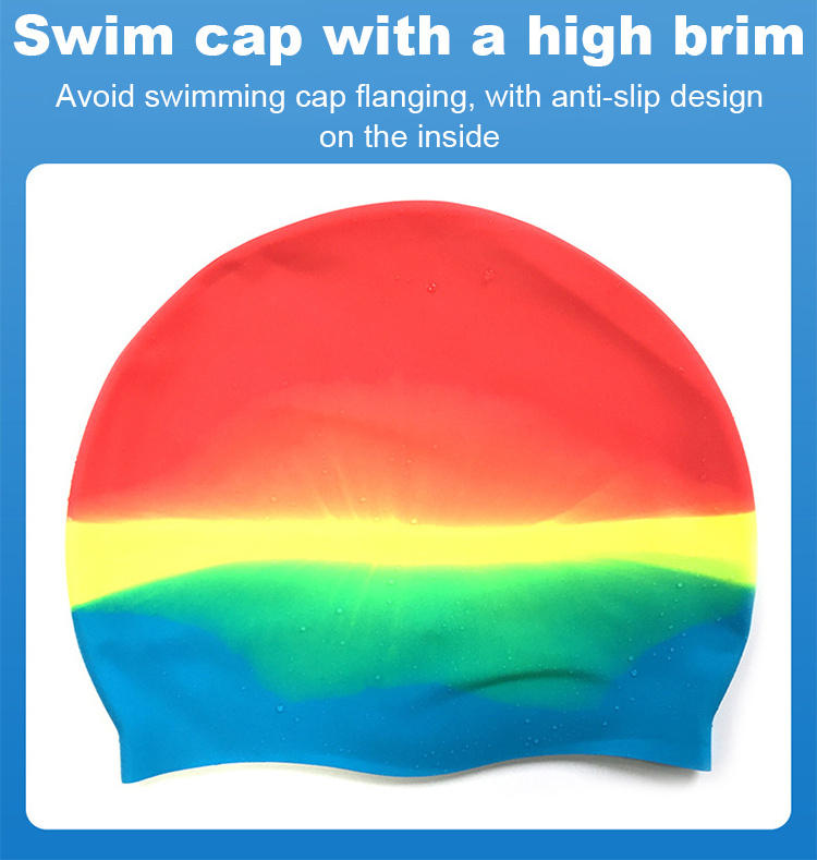 Men Women Extra Large Dome Bulk Swim Pool Beach Hat Big Bathing Silicone Swimming Caps