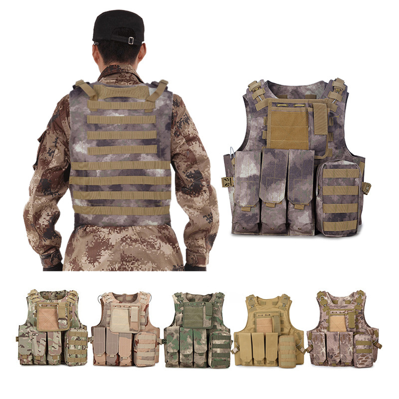 Outdoor durable material comfortable wear canvas hunting vest Simple Design Tactical dog hunting vest