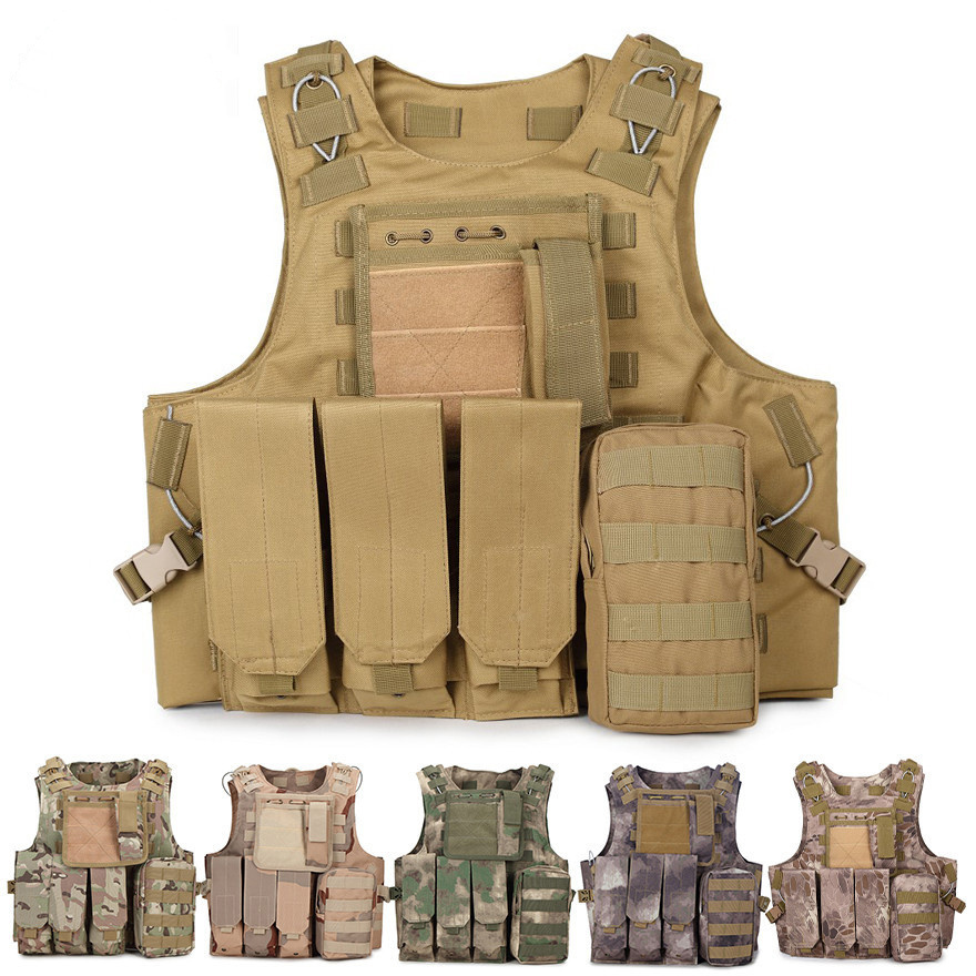 Tactico Tactisch Multifunctional Tactical Gear Equipment Supplies Black Security 6094 Tactical Vest