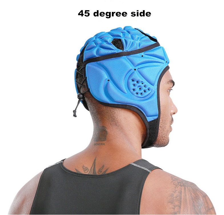 High Quality Easy Adjusting Fall Protection Rugby Sports Flag Football Soft Head Protective Helmet