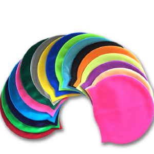 Fashion ear protection high elasticity keeps hair clean breathable fit both long hair short hair silica gel swimming cap