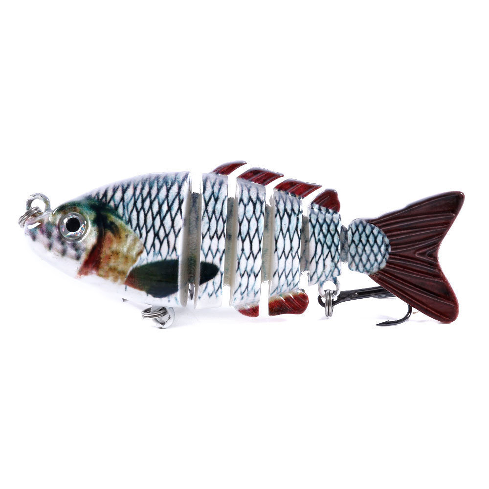 OEM Multi Jointed Vivid Spinner Freshwater Trout bass Salmon Fishing Lures Artificial Bait