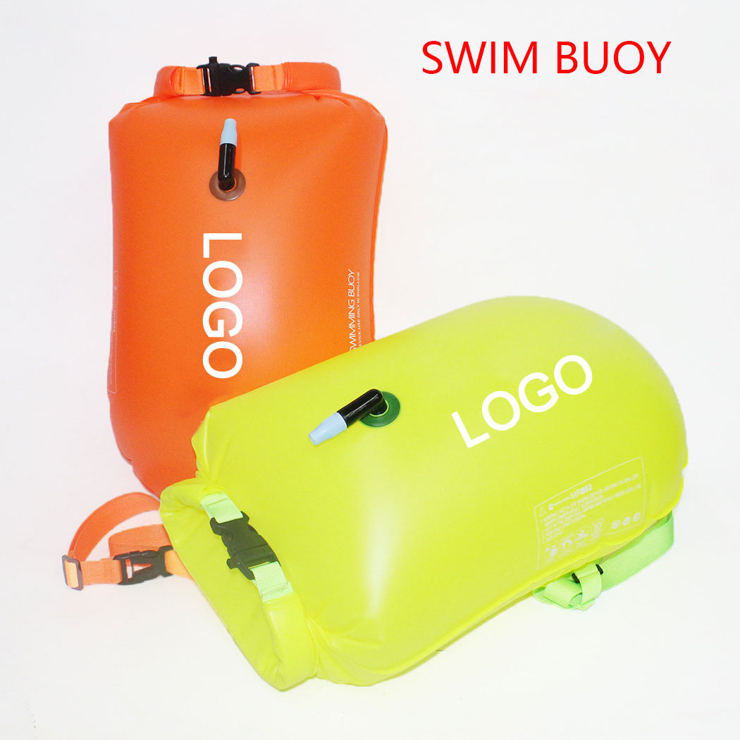 Wholesale Water Floating While Swimming Outdoors Inflatable safe swimming buoy Inflatable Safety Swim Buoy