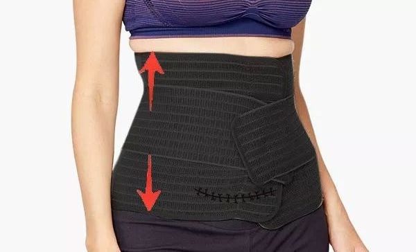 Women Belly wrap Band Binder bamboo postnatal support belt 2 in 1 section Postpartum Girdles Belt