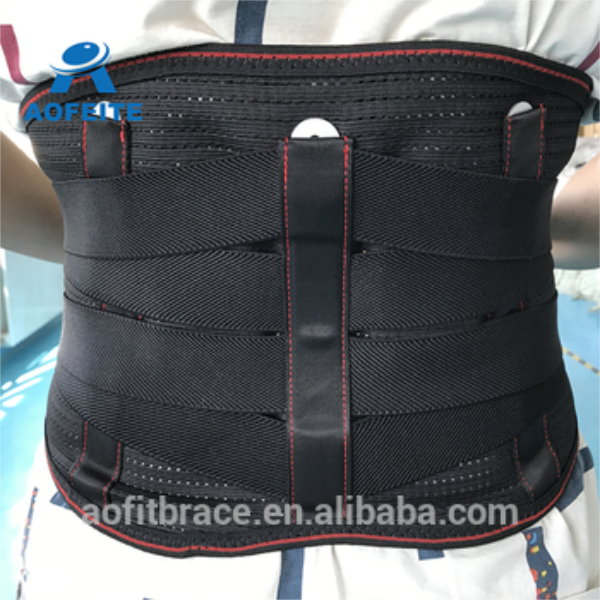 Aofeite adjustable medical grade orthopedic double pull lumbar back brace support