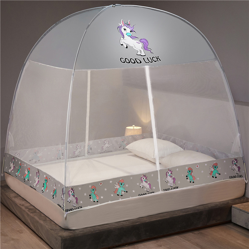 New Design Yurt Shape Protection No Skin Breathable Double Size Bed Mosquito Net For Camping