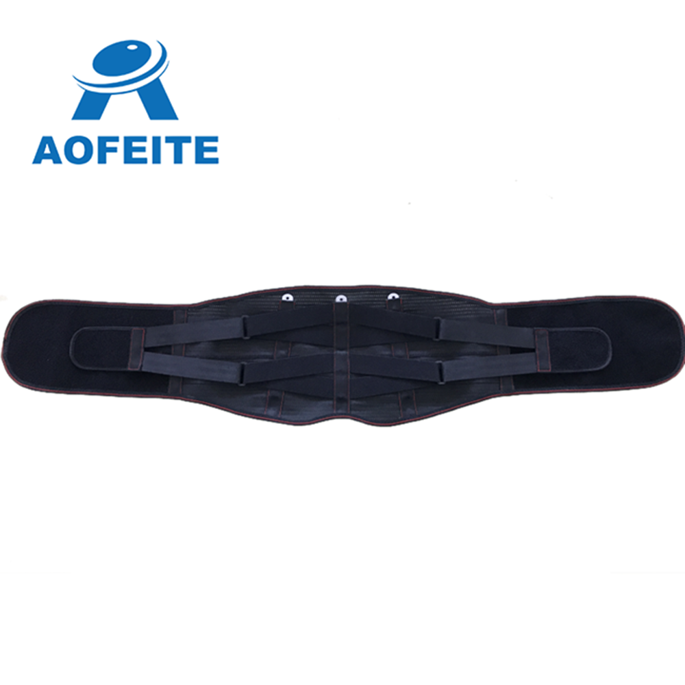 Aofeite adjustable medical grade orthopedic double pull lumbar back brace support