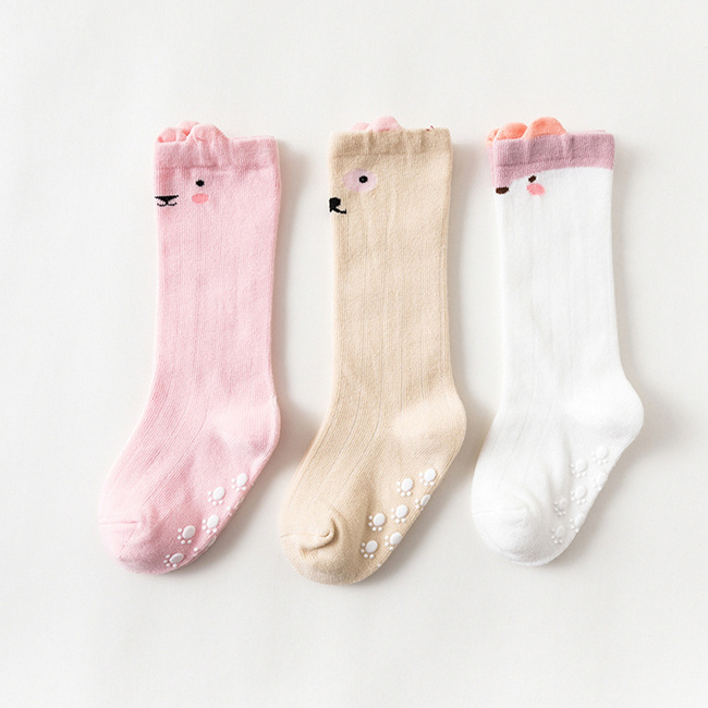 Children's stockings with stereo ear baby socks antiskid children's socks