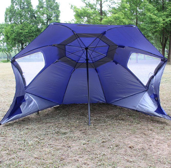 Free Sample high quality OEM custom outdoor outing fishing umbrella beach umbrella beach umbrella beach tent