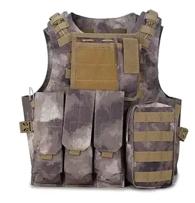 Outdoor durable material comfortable wear canvas hunting vest Simple Design Tactical dog hunting vest