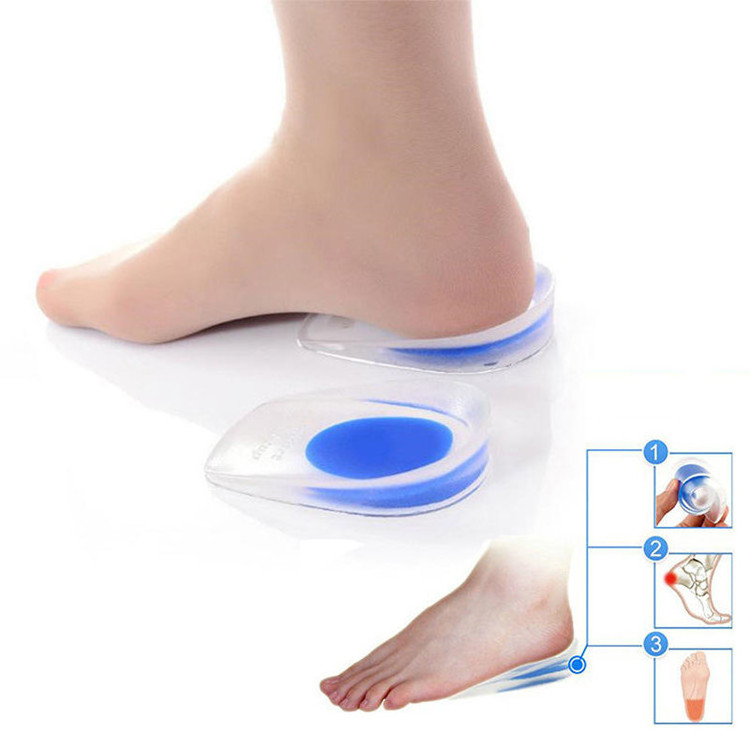 Silicone Gel Heel Protector Comfortable Heel Cups Plantar Fasciitis Inserts Pads for Both Men and Women Personal Foot Care