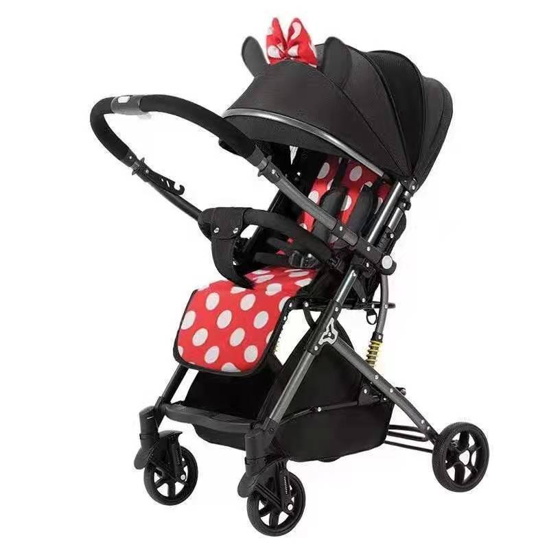 Factory Price Reversible Handle Lightly Folding Baby Umbrella Two-Way Push Baby Stroller