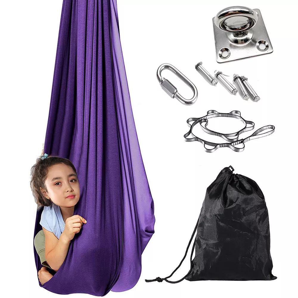 high quality awesome Sensory swing vestibular input Therapy yoga Hammock Swing for Kids