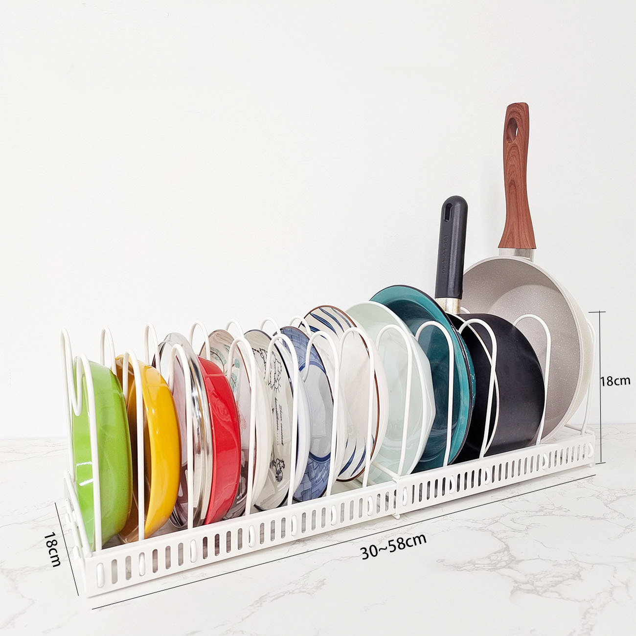 Hot Selling Foldable Kitchen Storage Shelves Towel Sponge Organizer Tableware Dish Rack Kitchen Shelf