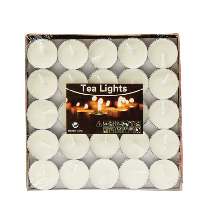 Wholesale White Unscented Tea Lights 1.5  Hour Tealight Candles Tea Light Candles