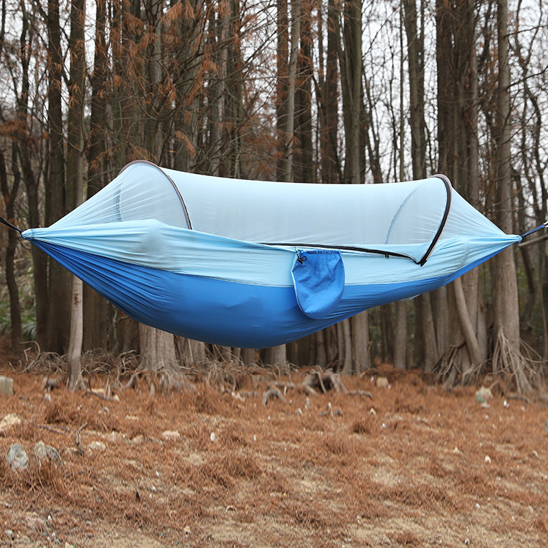 Professional design with Mosquito Net Automatic Quick Opening hammock