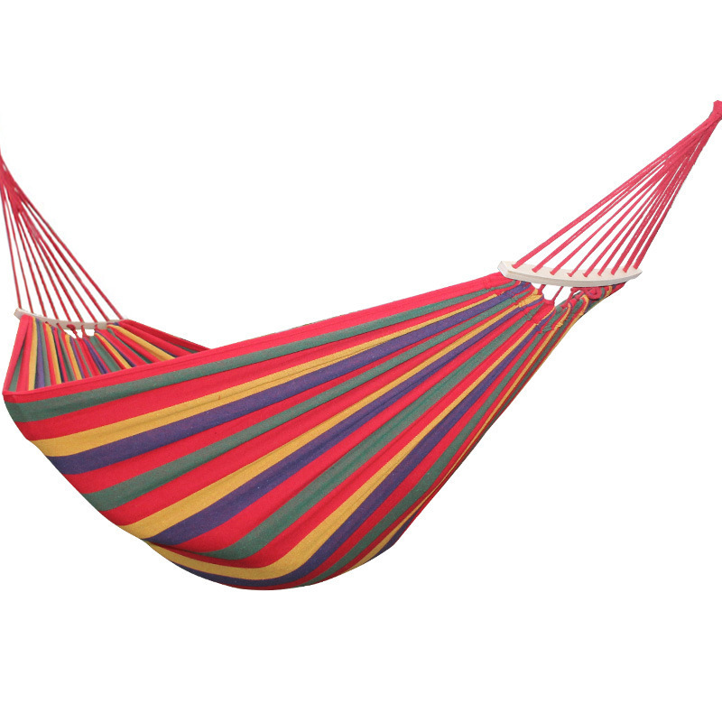 Wholesale swing double outdoor swing thickened Folding canvas hammock